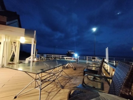 海を見ながらBBQ