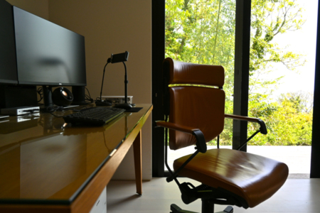 日常生活と仕事が融合調和するアトリエ