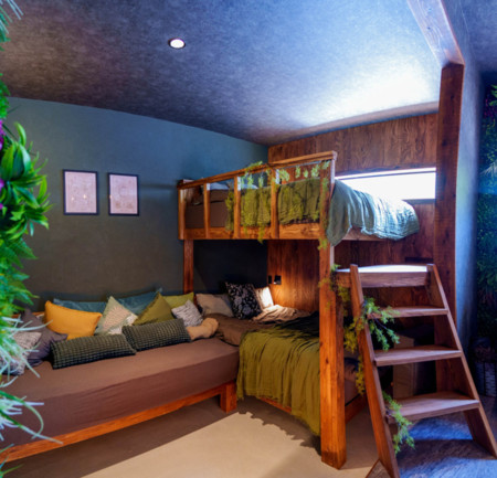 ダブルベッドの2段ベッド、ソファベッド