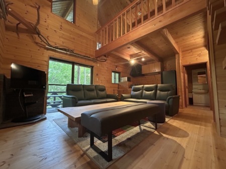 吹き抜けのリビングでゆったり過ごそう！