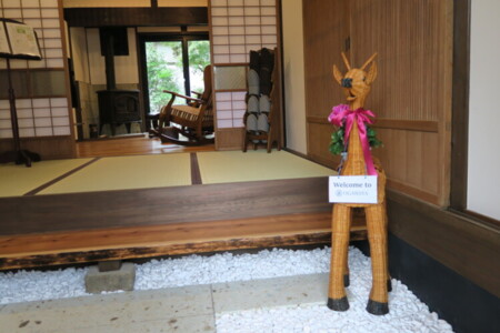 玄関の土間からの風景