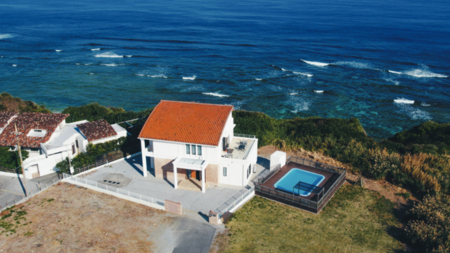 空中撮影した様子