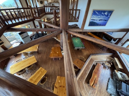 この広いフリースペースも貸切です！